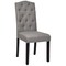 Set of 2 Tufted Upholstered Dining Chair with Curved Backrest